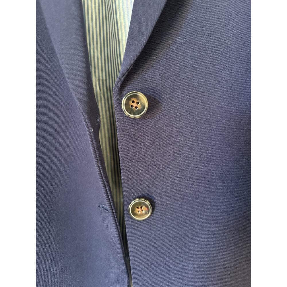 J. Crew Blazer Jacket XL Womens Navy Blue Two Buttons Career - Picture 14 of 14
